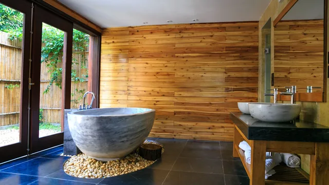 Former tub space converted to a shower in Anaheim, CA